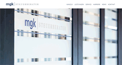 Desktop Screenshot of mgk-steuerberater.de