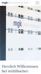 Mobile Screenshot of mgk-steuerberater.de